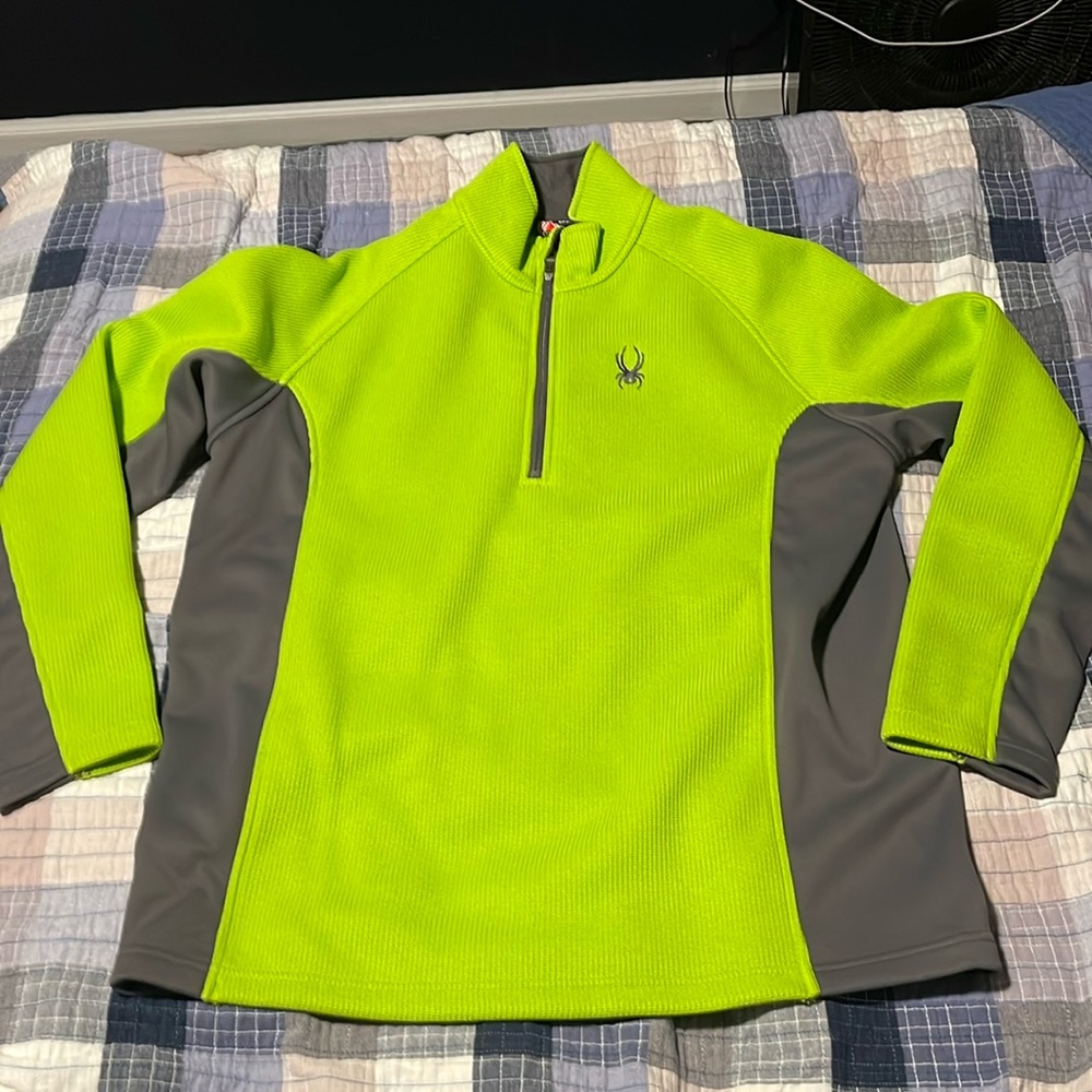 Spyder Core Sweater Green Gray Men’s XL